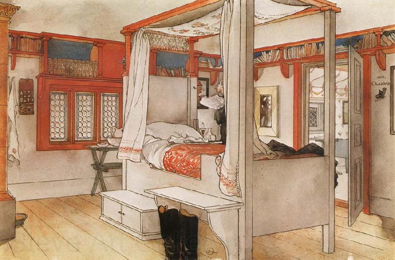 Carl Larsson Papa-s Room Norge oil painting art